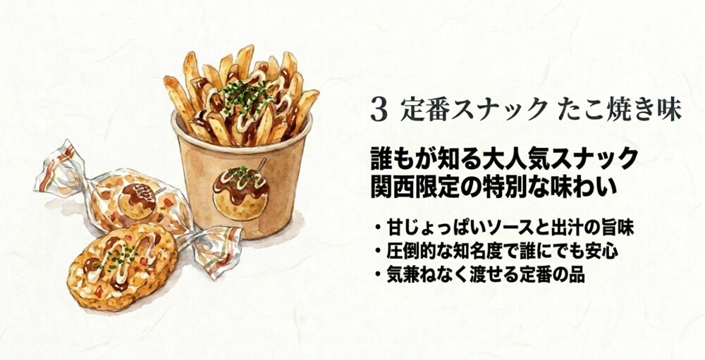 じゃがりこ たこ焼き味 ＆ ハッピーターン たこ焼きソース風味