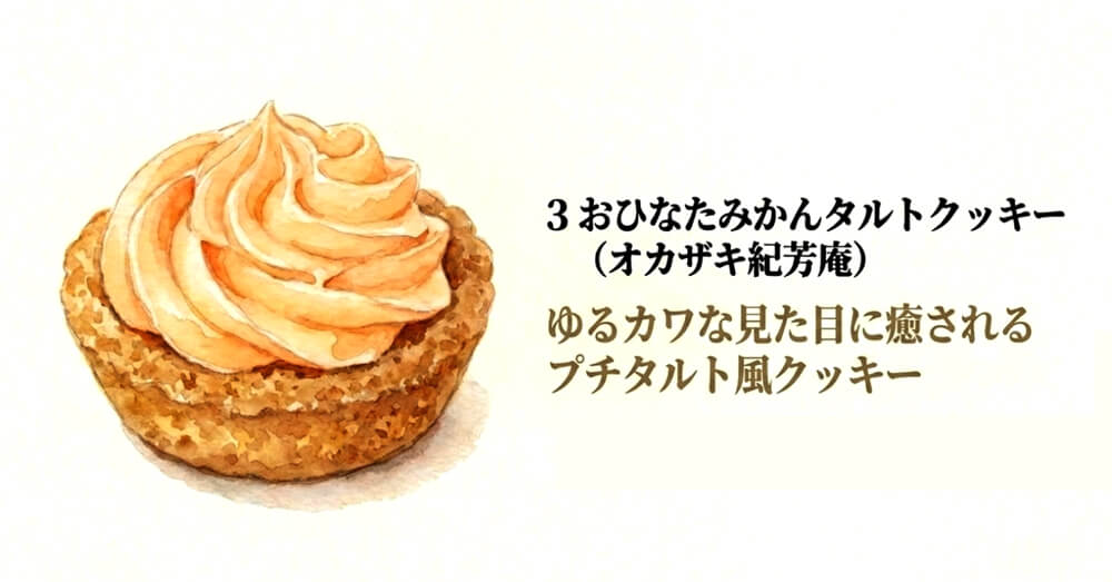 おひなたみかんタルトクッキー