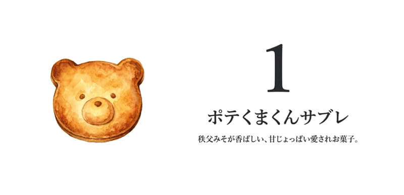 ポテくまくんサブレ