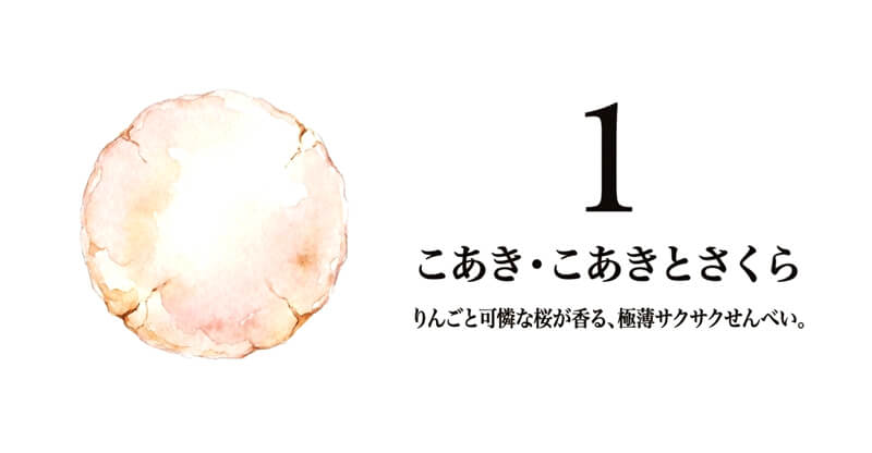 【しかないせんべい】こあき / こあきとさくら