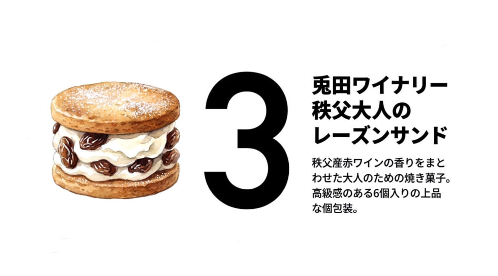 秩父大人のレーズンサンド