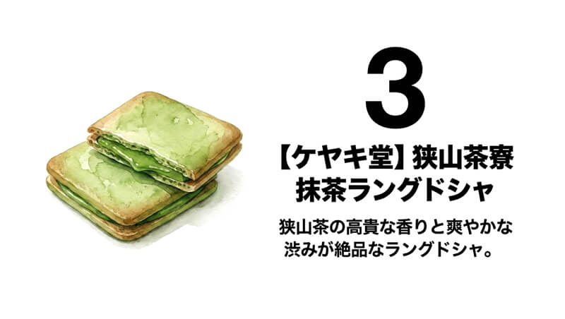 狭山茶寮 抹茶ラングドシャ