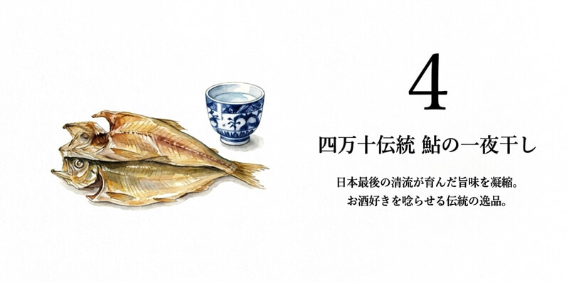 四万十味紀行 四万十伝統 鮎の一夜干し