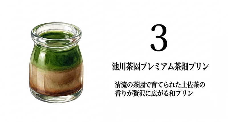 池川茶園 プレミアム茶畑プリン