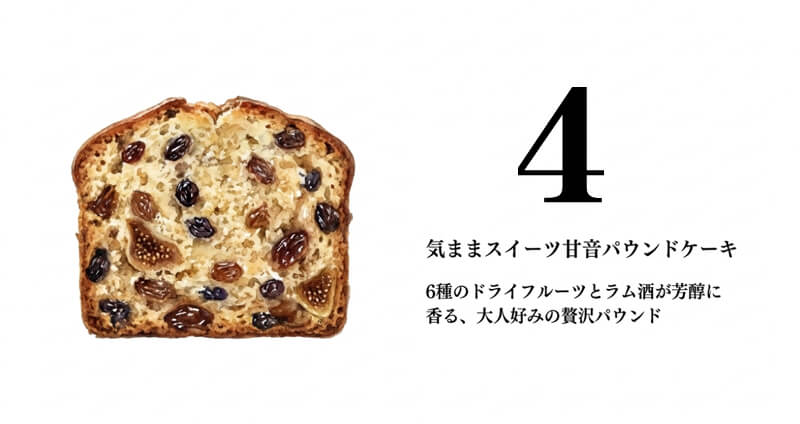 気ままsweets甘音 パウンドケーキ