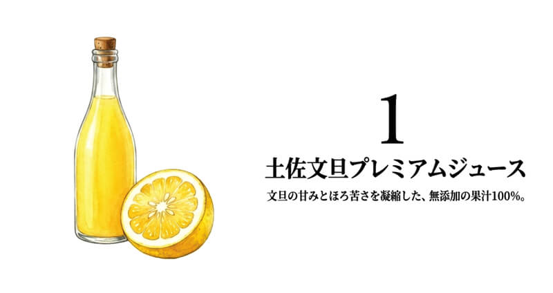 岡林農園「土佐文旦プレミアムジュース」