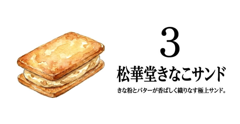 松華堂きなこサンド