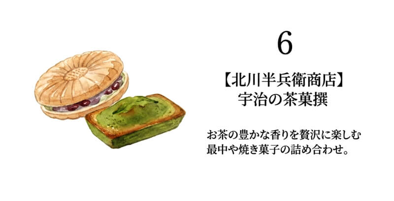 .【北川半兵衛商店】宇治の茶菓撰