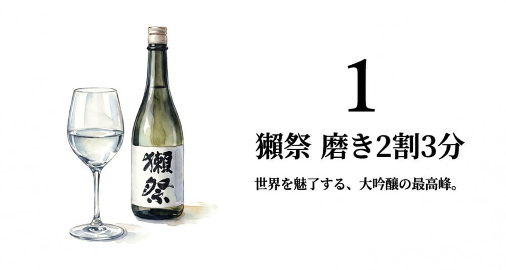 【旭酒造】獺祭（だっさい）磨き二割三分