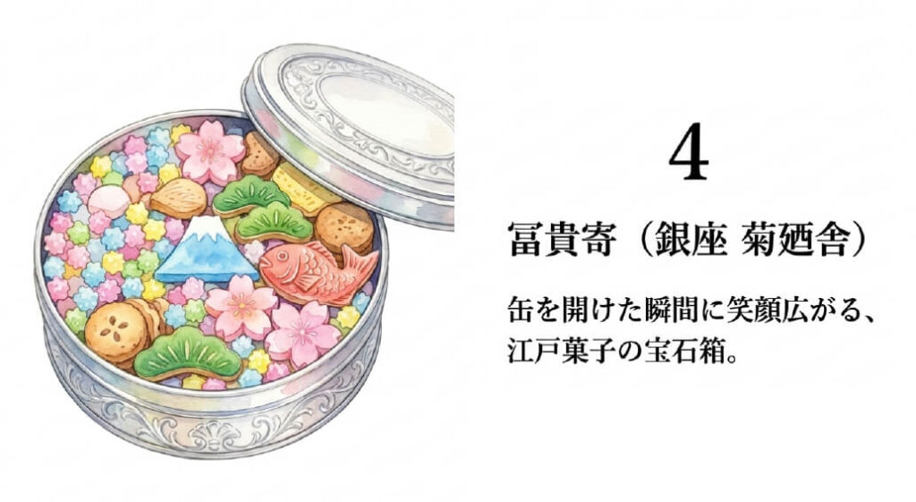 【銀座 菊廼舎（きくのや）】冨貴寄（ふきよせ）
