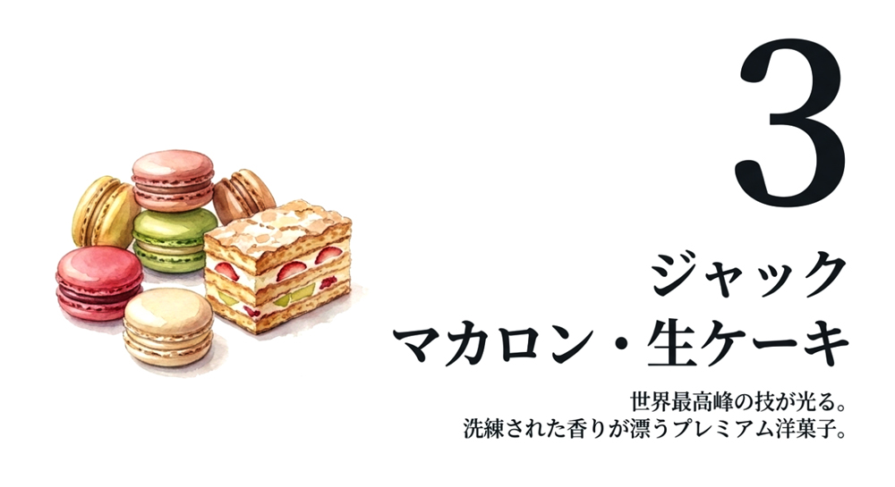 【Jacques（ジャック）】マカロン・生ケーキ