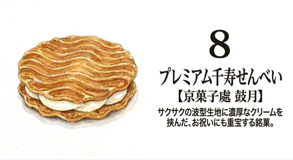 【京菓子處 鼓月】プレミアム千寿せんべい